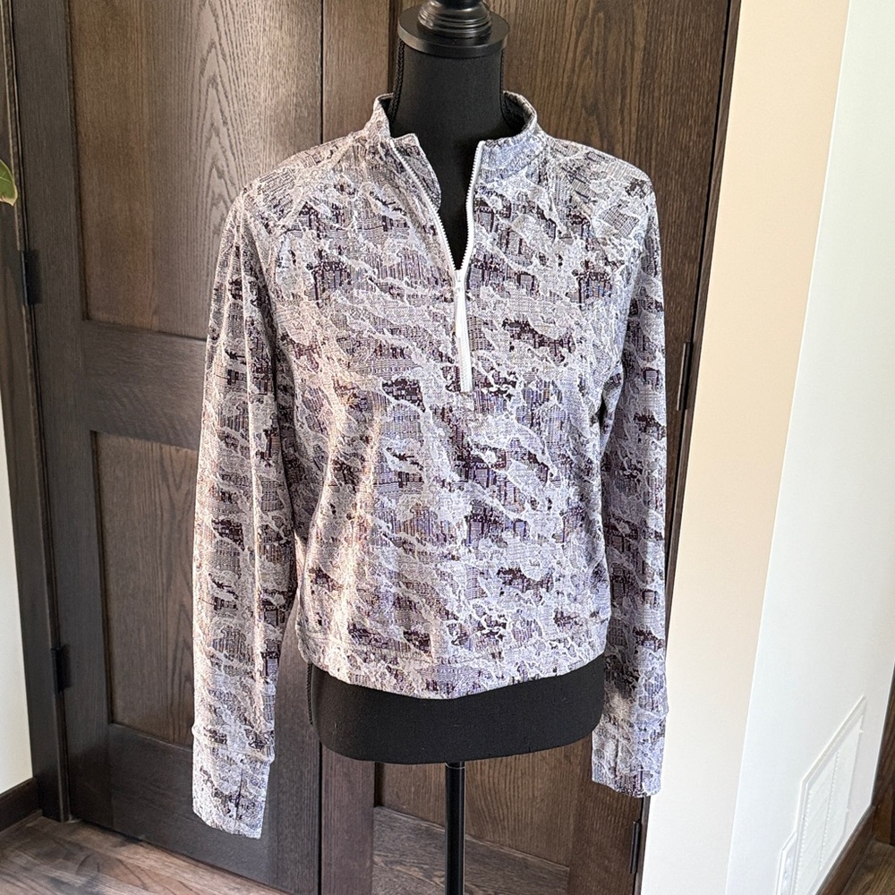 Spyder Multicolor Patterned Long Sleeve Top